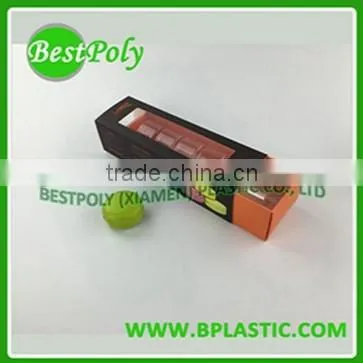 Window Macaron Paper Packaging With Insert Plastic Blister Tray photo-4