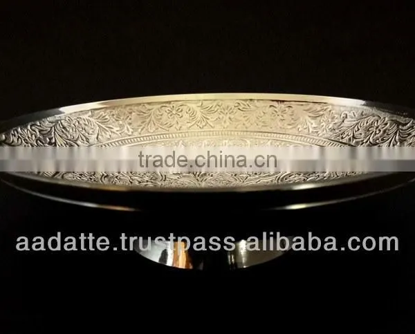 Kitchen Accessory Brass Bowl Beautiful Decorative New Design Silver Plated Bowl photo-2