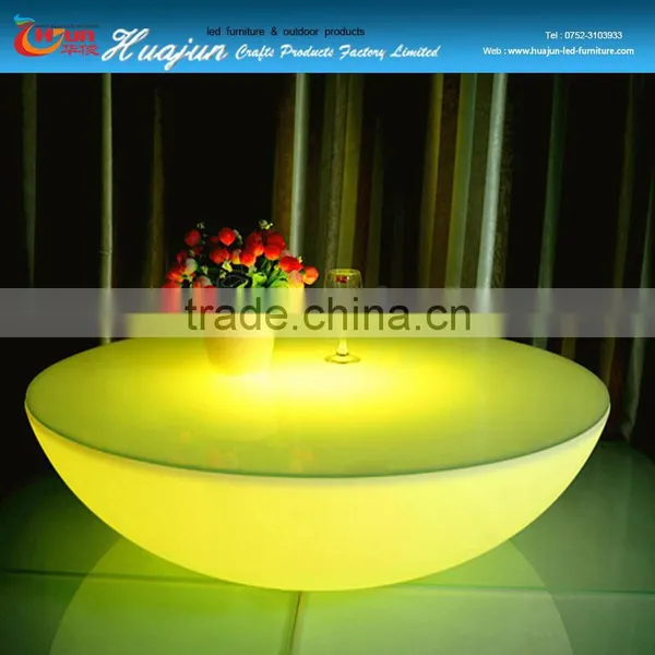 HUAJUN Led Bar Table/ Color Changing Cocktail Table/ Rechargeable Led Table photo-3