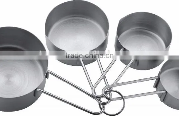 Top Quality 4pcs Stainless Steel Spoon Set Measuring Cup Spoon With Silicon Handle photo-5