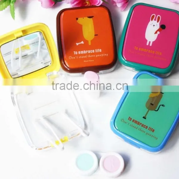 Supply Fashion Cute Cartoon Animal Contact Lens Box photo-3