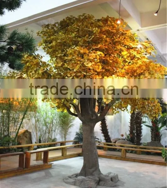 Home Garden Decoration 100cm to 1000cm Height Artificial Indoor Live Plastic Ficus Red With Green Palm Tree EZLS05 1007 photo-4