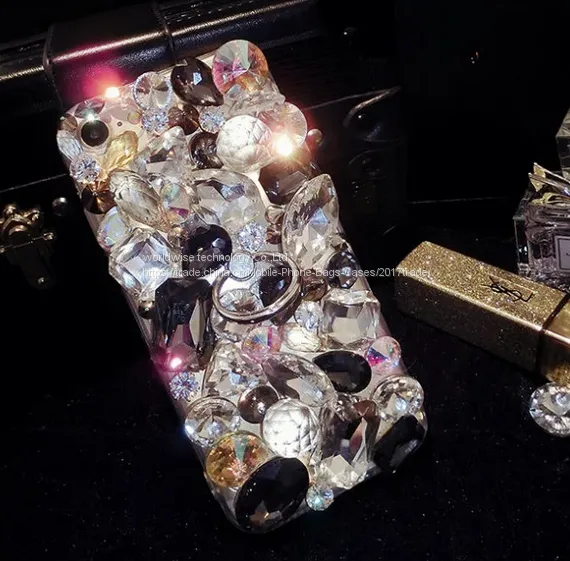 Luxury Crystal Diamond Cell Phone Cover Case Mobile Phone Cases for IPhone7/7Plus/6/6s/6plus/6splus Soft Shell Housing photo-4