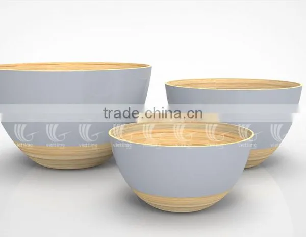 Hot Trend for Salad Bowls, Clear Bamboo Salad Bowl photo-5