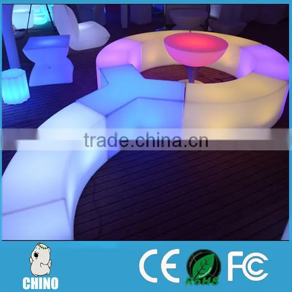 Event Party Use Best Sales LED Bench / New Led Illuminated Furniture photo-4