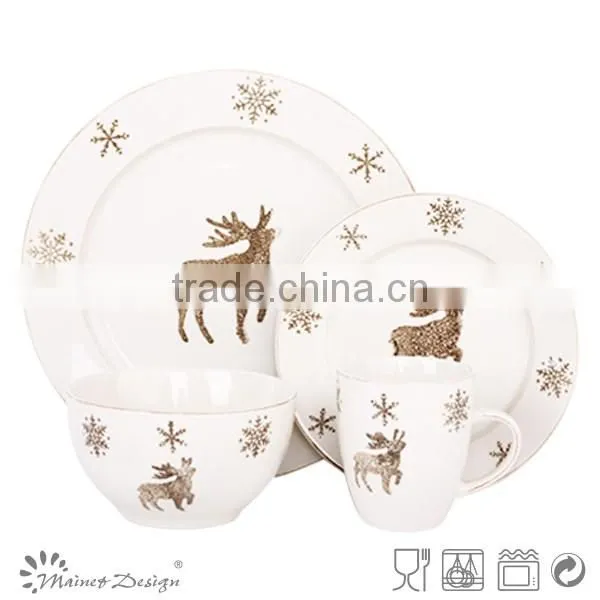 Christmas Gift Combination Birth-style Ceramic Tableware Design photo-2