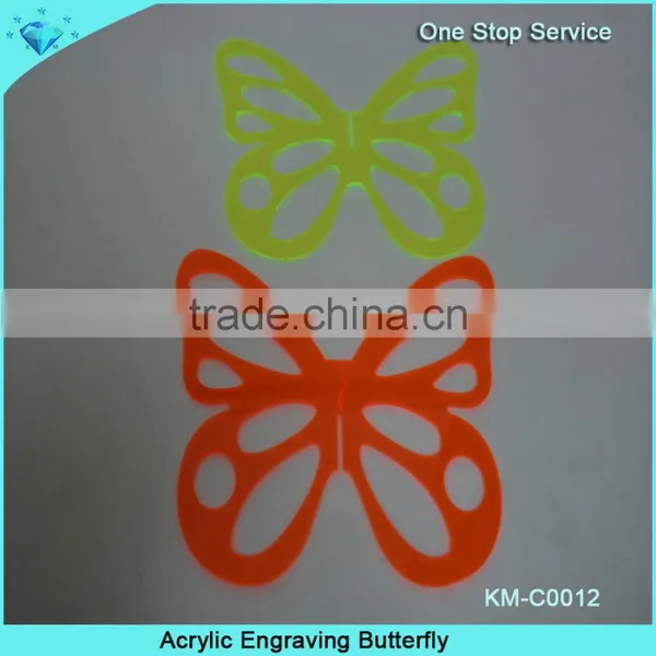 Colorful Acrylic Engraving Butterfly for Holiday Decoration and Gifts photo-3