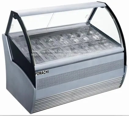 Ice Cream Showcase R404a Refrigeration Ice Cream Freezer FMX-SP200B
