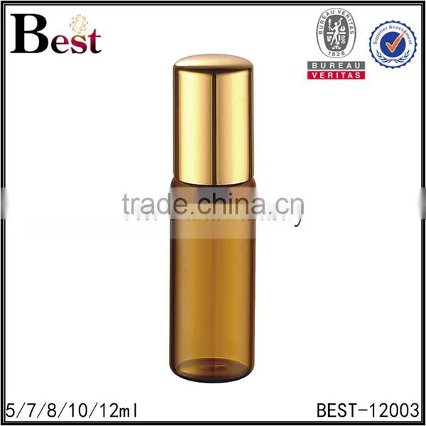 5ml 7ml 8ml 10ml Amber Glass Oil Bottle Roller Cosmetic Sample Bottle Tube Roller Bottle photo-5