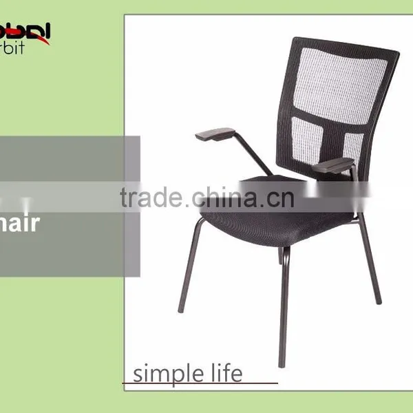 High Quality Armrest Office Chair, Simple Design Executive Mesh Chair photo-3
