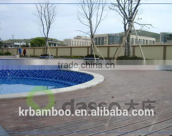 Chocolate Strand Woven Bamboo Decking Outdoor Use Flooring photo-5