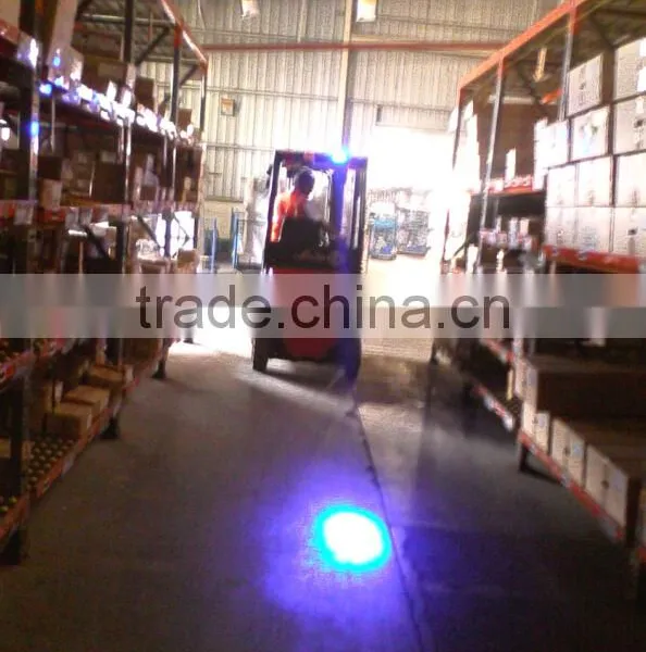 6W Forklift Signal Work Light 58V LED Forklift Blue Warning Lights photo-4