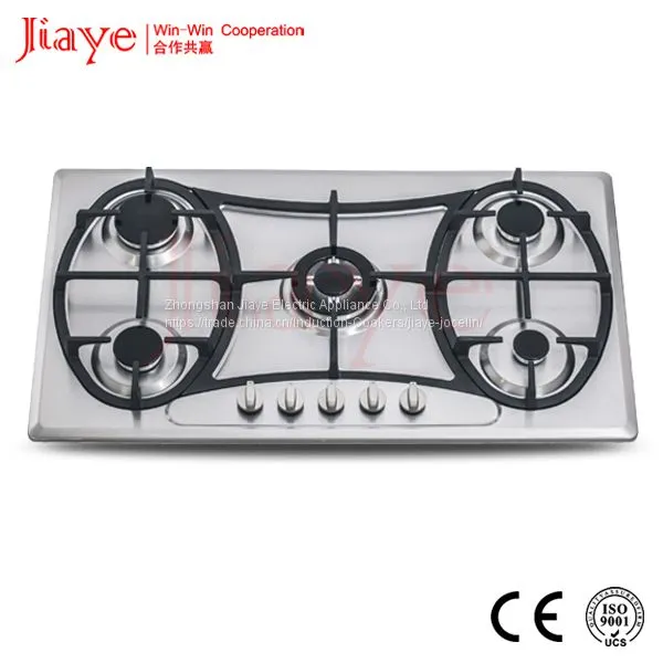 Группа Jiaye. Совершенный дизайн. Новинка - газовая варочная панель с пятью конфорками JY-S5005