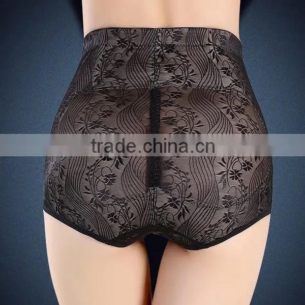 Embroidered Woman Underwear New Fashion Lace Sexy Panty Body Shaper photo-4