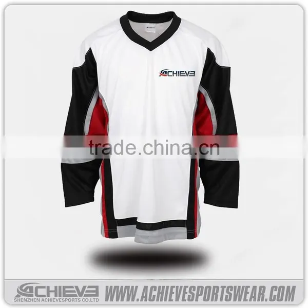 2017 Cheap Team Set Sublimated Custom Ice Hockey Jerseys Blank Wholesale photo-2