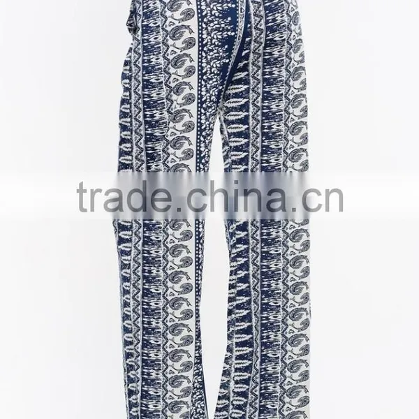 Best Selling Ladies Wide Leg Casual Boho Pants OEM Service photo-5