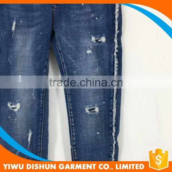 Women Wholesale Sexy Ripped Model Jeans Pants photo-2