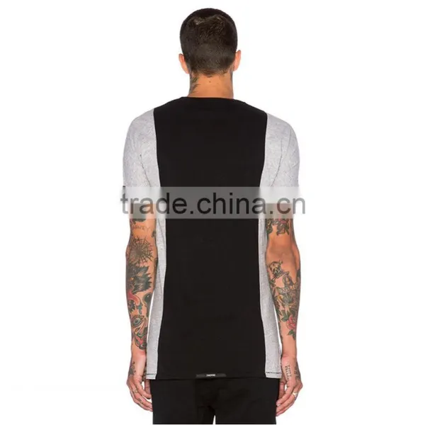 Wholesale Slim Fit t Shirt for Men Blank Scoop Neck t Shirts Cheap Tshirt photo-3