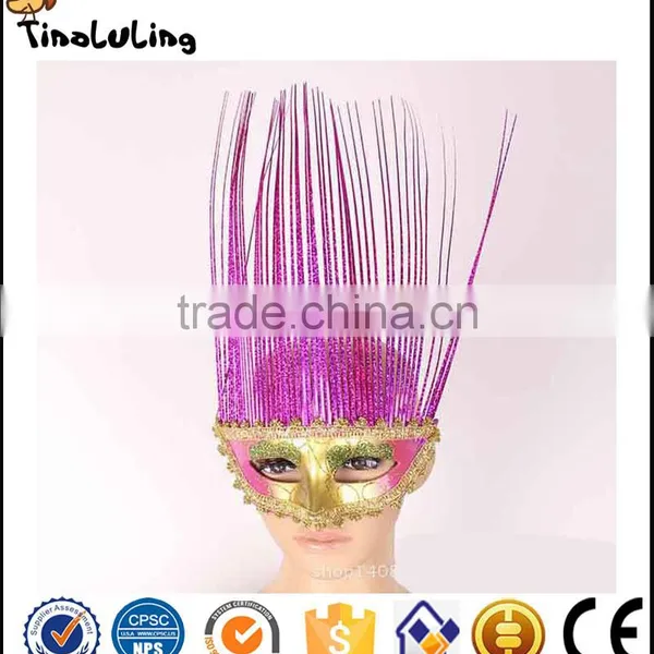 2017 Hot Sale New Design Shiny Halloween Party Adult Italian Venetian Face Masks photo-4