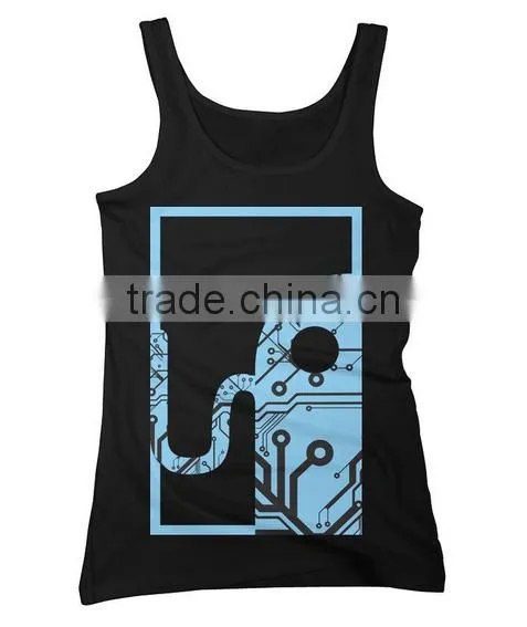 China Wholesale Custom Printing 100 Cotton Sublimation Tank Top Women photo-6