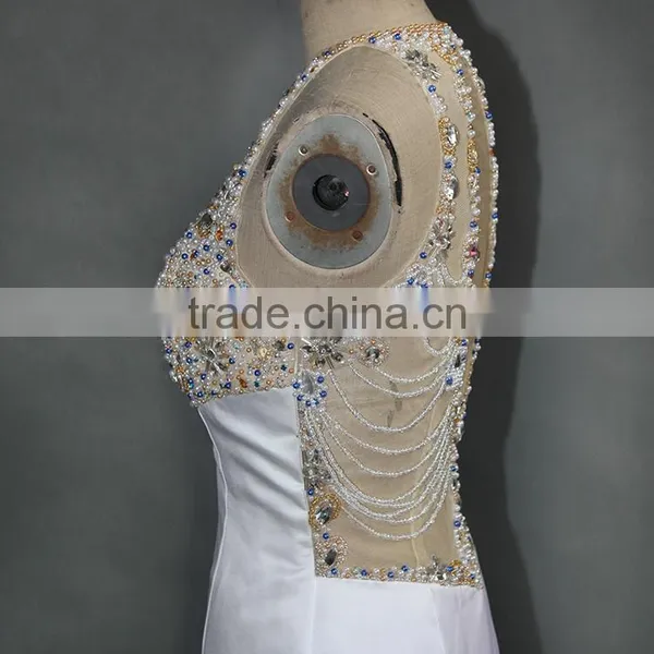 Chinese Sexy Mermaid Wedding Dress/Beaded Wedding Dress photo-5