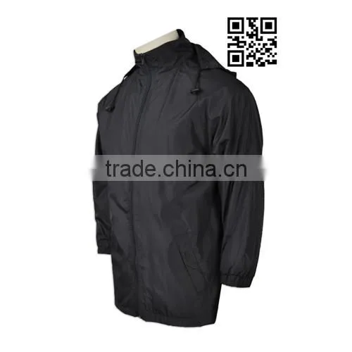 Customized Unisex Polyester Blank Windbreaker Jacket photo-2