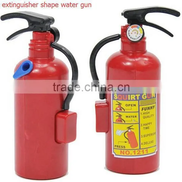 2017 Summer Mini Fire Extinguishers Shape Water Gun Plastic Funny Prank Toys for Kids photo-2