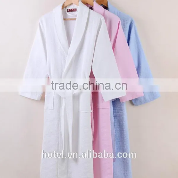 Manufacture Cheap Cotton Camouflage Waffle Bathrobe