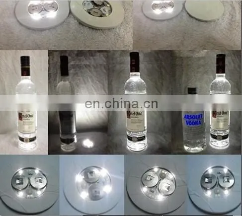 Blue Laser Light Coasters Glow Bar Products Promotional Flashing Items photo-4
