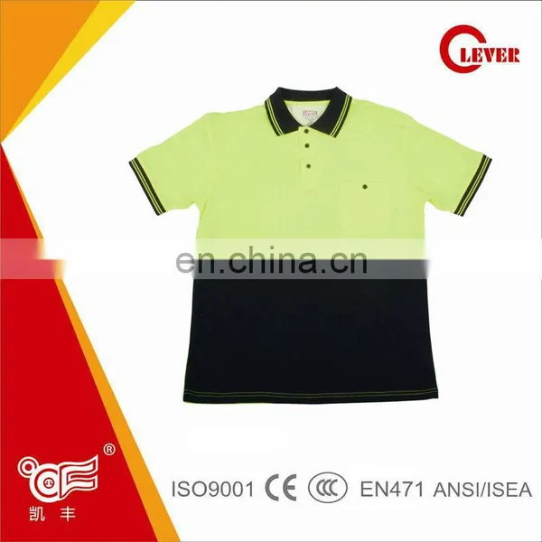 Black Cheap Reflective Safety T Shirt for Worker KF-040