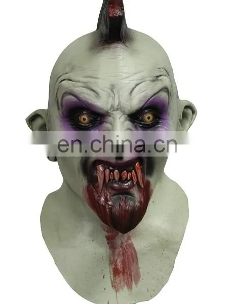 Zombie Punk Mask Skate Or Die Gnarly Grinder Monster Skull Skeleton Mohawk Biker photo-3