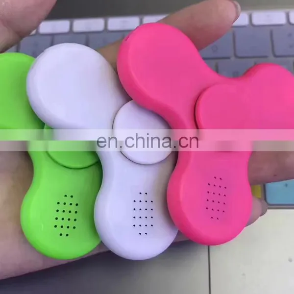 Led Bluetooth Music Fidget HandSpinner EDC Hand Tri Spinner HandSpinner EDC Toy For Decompression Plastic Toys F966 photo-4