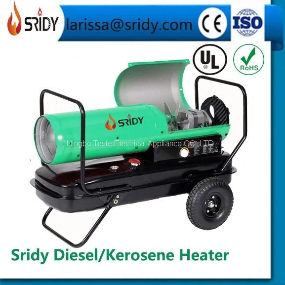 DH-60A Space Heaters 60KW Industrial Diesel Paraffin Space Heater on Wheels 204700 BTU Kerosene Heating photo-3