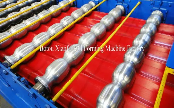 Trapezoidal Roof Panel Double Roll Forming Equipment photo-5