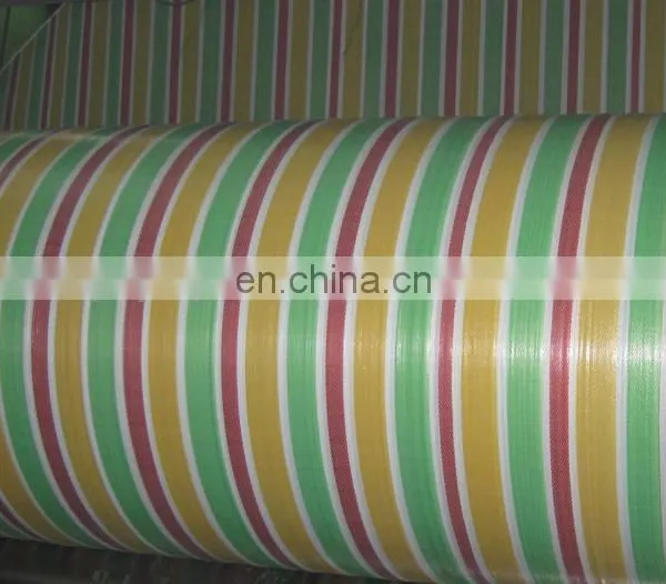 Striped and Laminated Good Quality and Double Waterproof PE Tarpaulin Roll photo-3