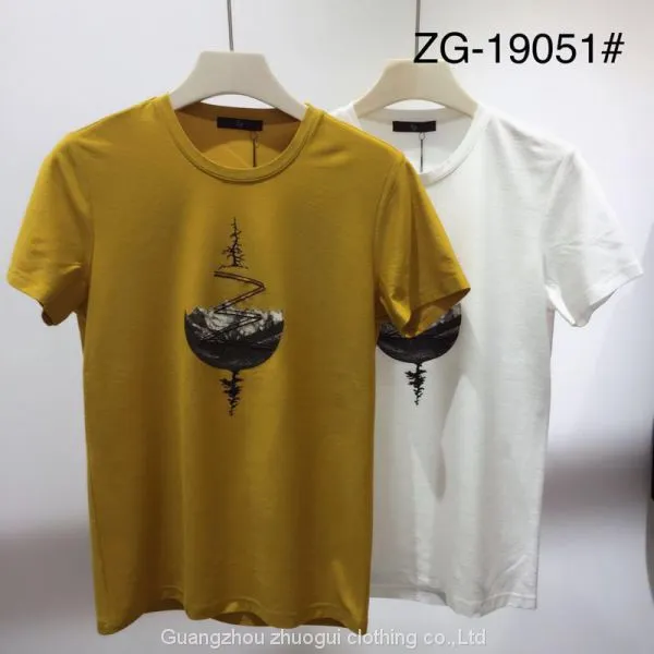 Men’s Fashion Design New Style T-shirt Clothing From Factory2019 Fashion Style Sink Cotton T-shirt