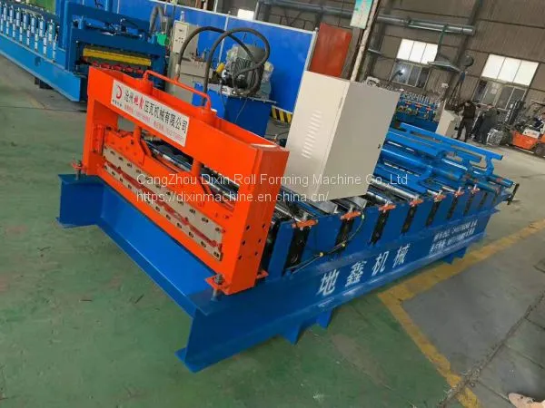 Trapezoidal Sheet Roof Tile Wall Panel Roll Forming Machine Manufacturer photo-4