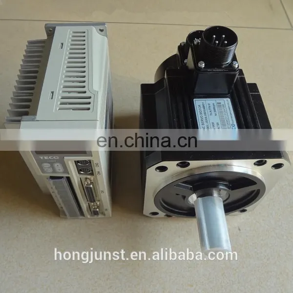 Original TECO 1KW AC Servo Motor JSMA-MA10ABK01 + JSDA-30A 3 Phase 220V For CNC Machine photo-2
