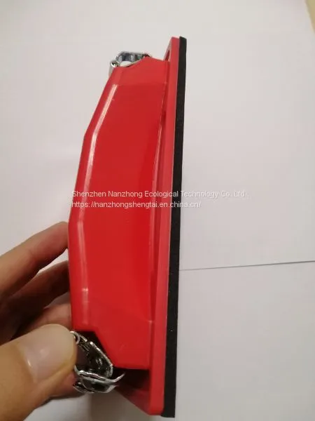 Sandpaper Holder Red High Quality Sandpaper Holder Red Hand Push Board photo-3