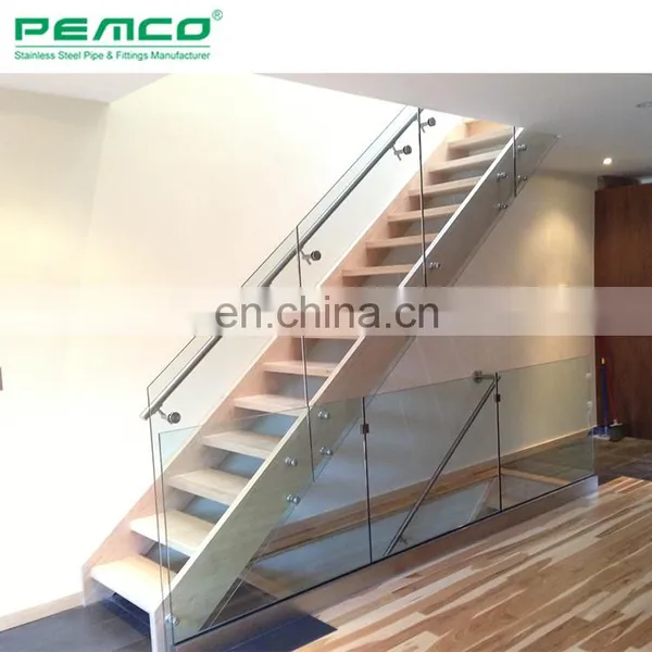 Foshan Factory Staircase Aluminum U Channel Handrail Stair Glass Railing photo-2