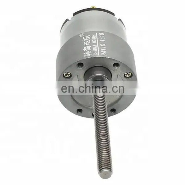 ChiHai Motor CHR-GM37-520K DC CHINA Metric Screw Shaft Gear Motor 24V 12V Mating Flange Nut photo-3