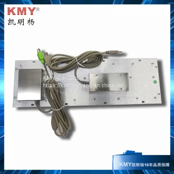 Киоскный металлический клавиатура с трекболом (KMY299B)