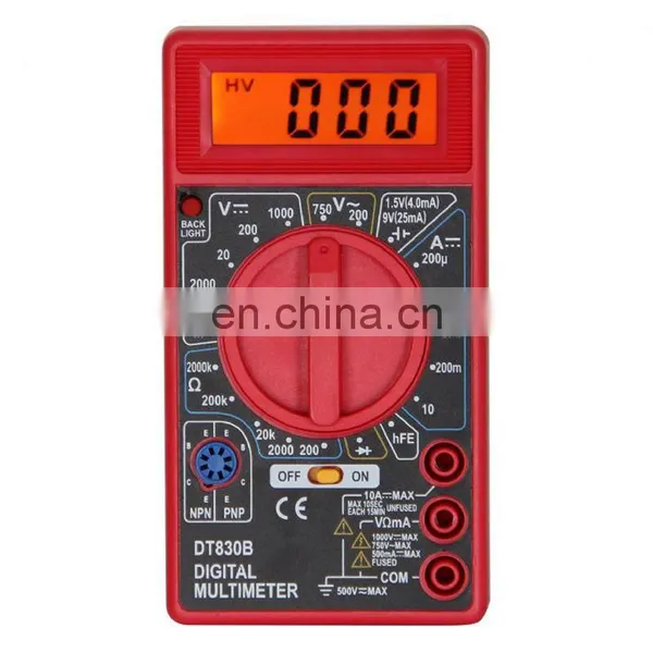 Digital Amp Ohm Voltmeter Multimeter Small Popular Multimeter With Backlight photo-2