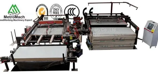 Automatic Woodworking Plywood Panel Adjustable Edge Trimming Cutting Saw photo-4