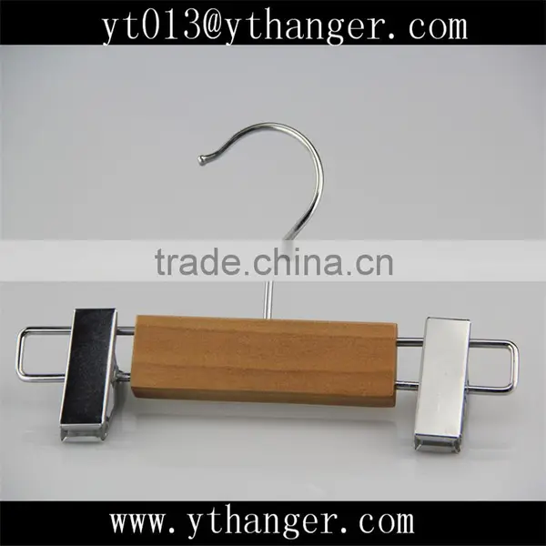 CY-277 Novelty Baby Natural Wooden Kids Clothes Hangers photo-2