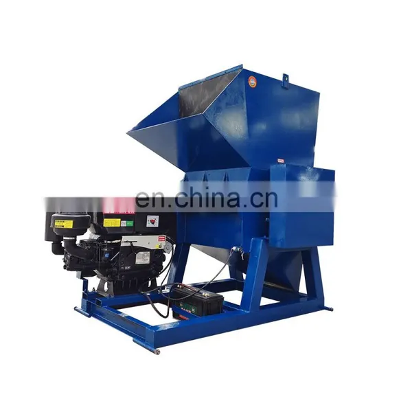 400 Plastic Shredder Cone Barrels PVC Pipes Beverage Bottles Edible Oil Drums Hard Plastic Acrylic Board Crushed