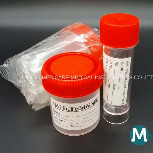 Urine Container Sample Cup Specimen Container 30ml 60ml 100ml 120ml photo-2