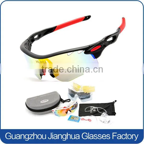 Factory Wholesale OEM UV400 Polarized Outdoor Sport Sun Glass Riding Cycling Glasses Quality Choice photo-3