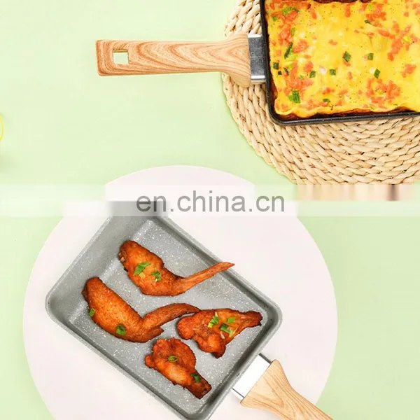 Japanese Hotel All Purpose Fried Omelette Big Coating Iron Egg Kitchen Sauce Cooking Pancake Non Stick Pan photo-3