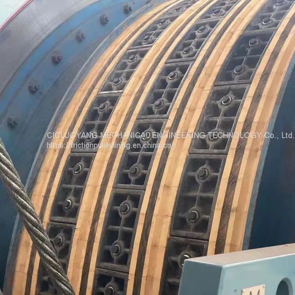 OEM High Friction Coefficient Steel Wire Rope Tread Liners